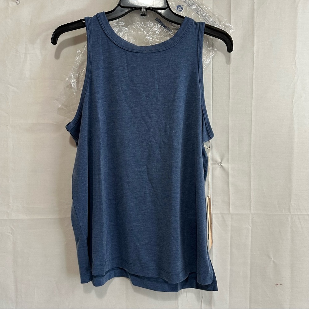 Fair Harbor Women's The Seabreeze Sleeveless Tank Top Blue Small